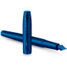 Перьевая ручка PARKER IM MONOCHROME F328 BLUE PVD F 2172963